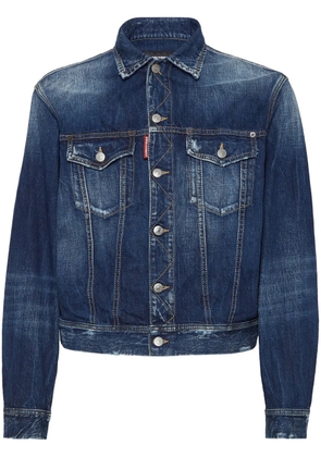 DSQUARED2 cropped denim jacket - Blue