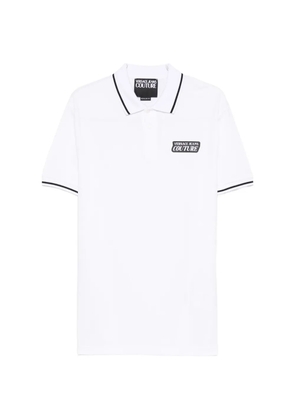 Versace Jeans Couture logo-print polo shirt - White
