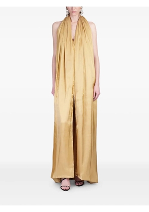 Rhea Costa Gigi maxi dress - Gold