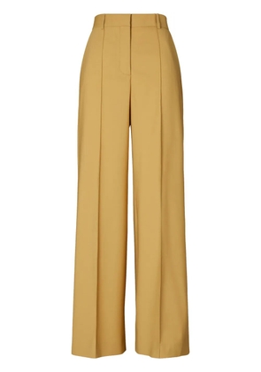 Tory Burch wide-leg wool trousers - Yellow
