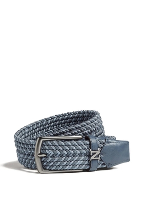 Zegna woven belt - Blue
