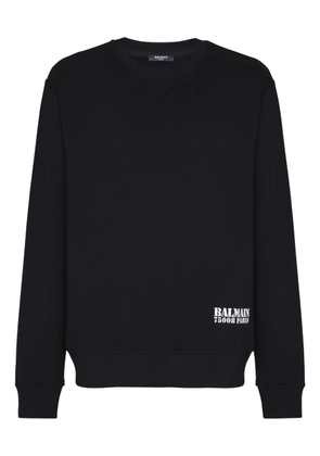 Balmain logo-print sweatshirt - Black