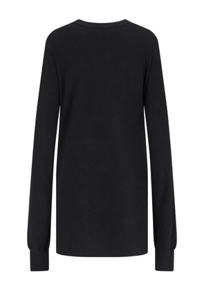 Rick Owens cut-out long-sleeve top - Black