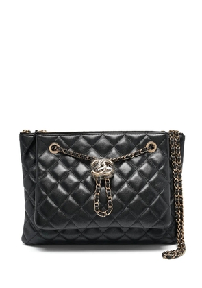 CHANEL Pre-Owned quilted leather shoulder bag - Black