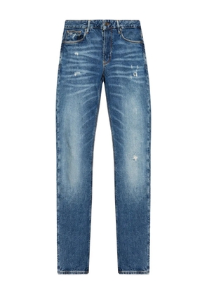 Emporio Armani distressed-effect jeans - Blue