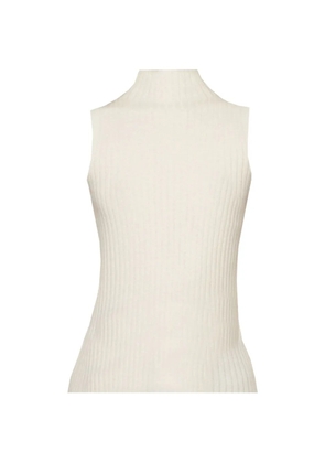 arch4 mock-neck vest - Neutrals