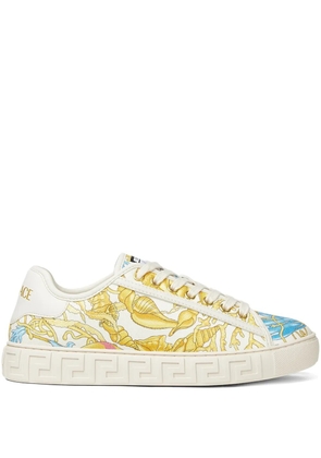 Versace Underwater Barocco Greca sneakers - White