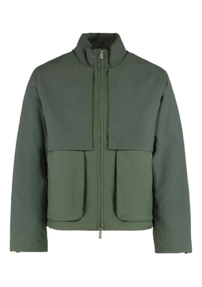 K-Way x Antheo panelled wool jacket - Green