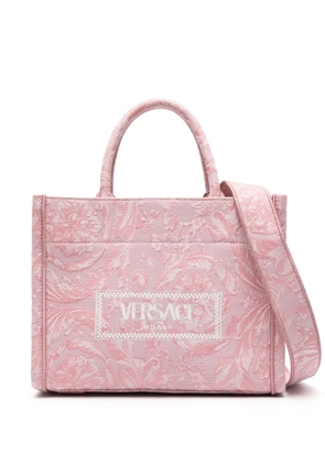Versace small Barocco Athena tote bag - Pink