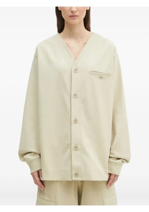 Pangaia DNA button-up shirt jacket - Neutrals