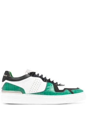 Philipp Plein colour-block low-top sneakers - Green