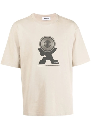 AMBUSH Sound graphic-print T-shirt - Neutrals