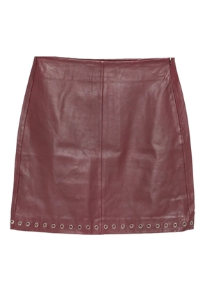 Gimaguas eyelet-embellished skirt - Red