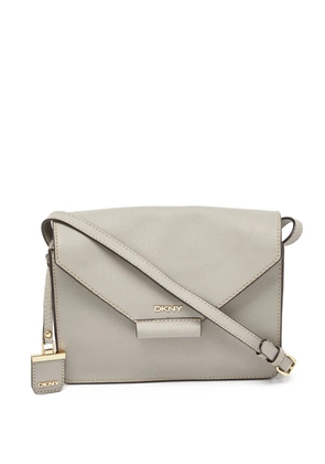 DKNY Vintage saffiano-leather crossbody bag - Grey