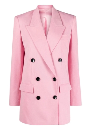 ISABEL MARANT Nevim double-breasted blazer - Pink
