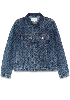 Casablanca Laser Monogram denim jacket - Blue