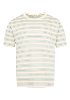 Auralee striped T-shirt - Neutrals