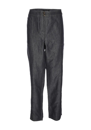 ELENA MIRO` buttoned jeans - Blue