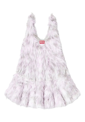 Diesel jacquard-knit mini dress - White