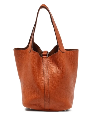 Hermès Pre-Owned Picotin Lock 22 leather bag - Orange