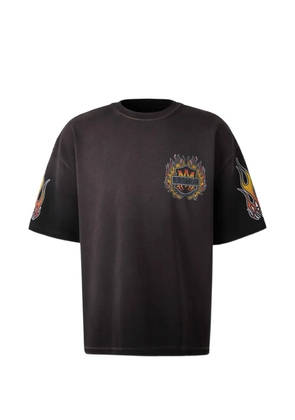 AMIRI Ma Flames graphic print crew-neck T-shirt - Black