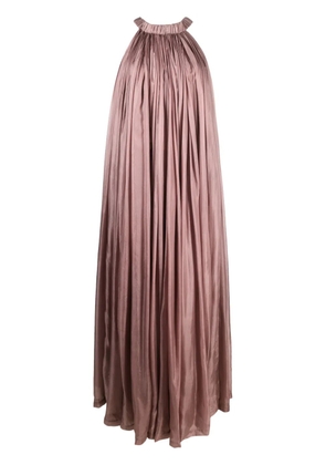 Rick Owens Medusa silk maxi dress - Pink