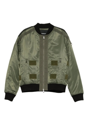 Andersson Bell layered washed bomber jacket - Green