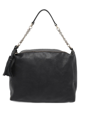Carolina Herrera Vintage leather tassel shoulder bag - Black