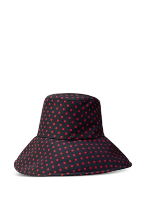 Maison Michel Isabella polka-dot hat - Black