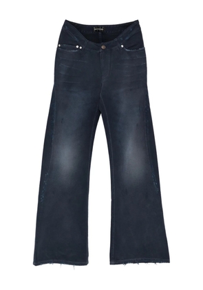 Balenciaga frayed denim jeans - Blue