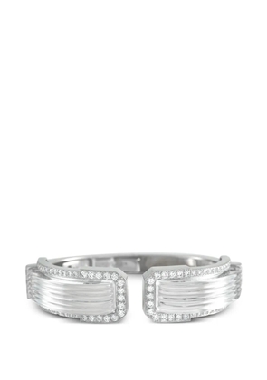 David Webb diamond cuff bracelet - Silver