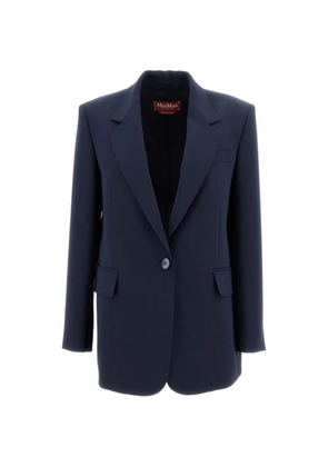 Max Mara flap-pockets blazer - Blue