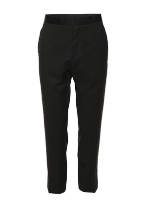 BOSS virgin-wool tailored trousers - Black