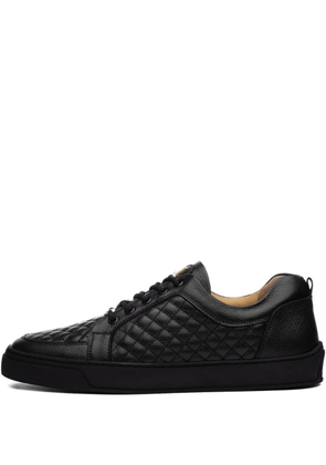 Leandro Lopes Ezio quilted leather sneakers - Black