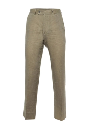 Carolina Herrera Vintage linen trousers - Neutrals