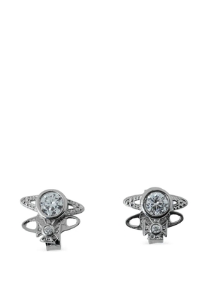 Vivienne Westwood orb crystal-embellishment earrings - Silver
