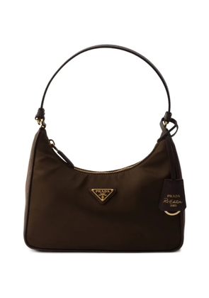 Prada mini Re-Edition 2005 logo-detail shoulder bag - Brown