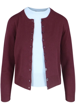 Canessa cardigan knitted top set - Red