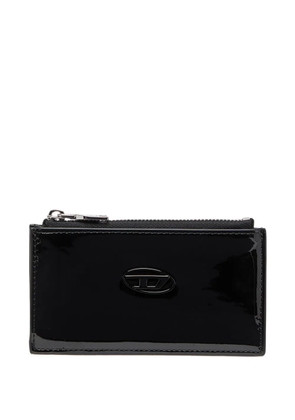Diesel Play III patent leather cardholder - Black