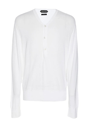 Tom Ford Pre-Owned cotton sweater - White