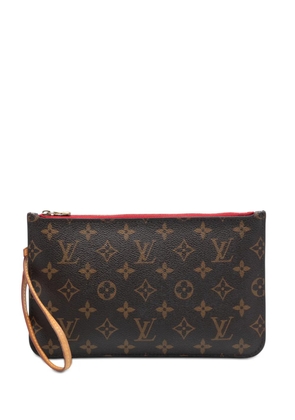 Louis Vuitton Pre-Owned 2016 Monogram Neverfull MM pouch - Brown