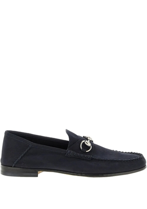 Gucci Gigi metal suede loafers - Blue