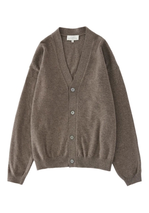 Studio Nicholson lambswool button cardigan - Brown