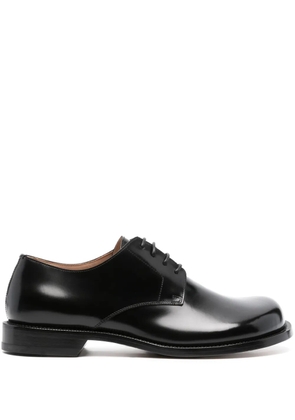LOEWE lace-up leather derby shoes - Black