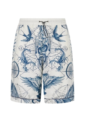 Philipp Plein printed shorts - White