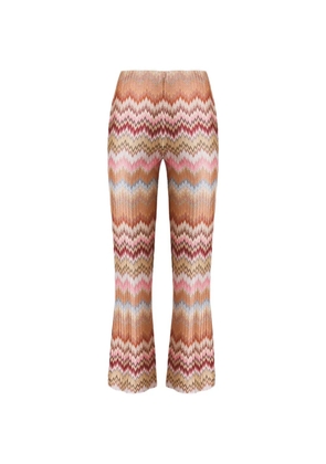 Missoni chevron-pattern trousers - Neutrals