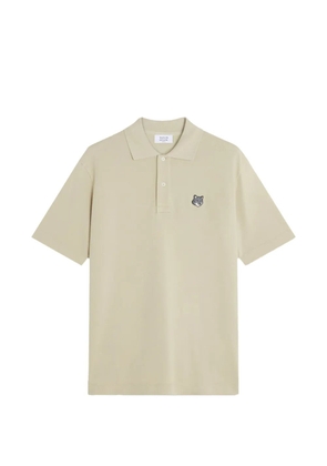 Maison Kitsuné button polo shirt - Neutrals