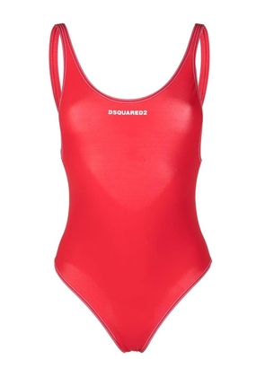 DSQUARED2 logo-print U-neck swimsuit