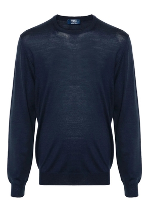 Fedeli crew-neck jumper - Blue