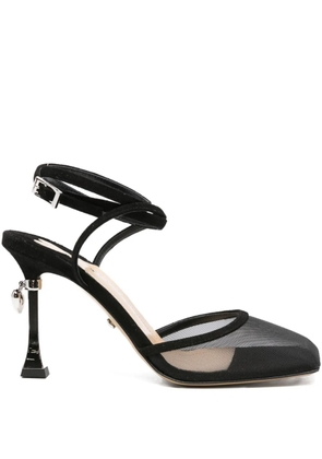 MACH & MACH 90mm mesh pumps - Black